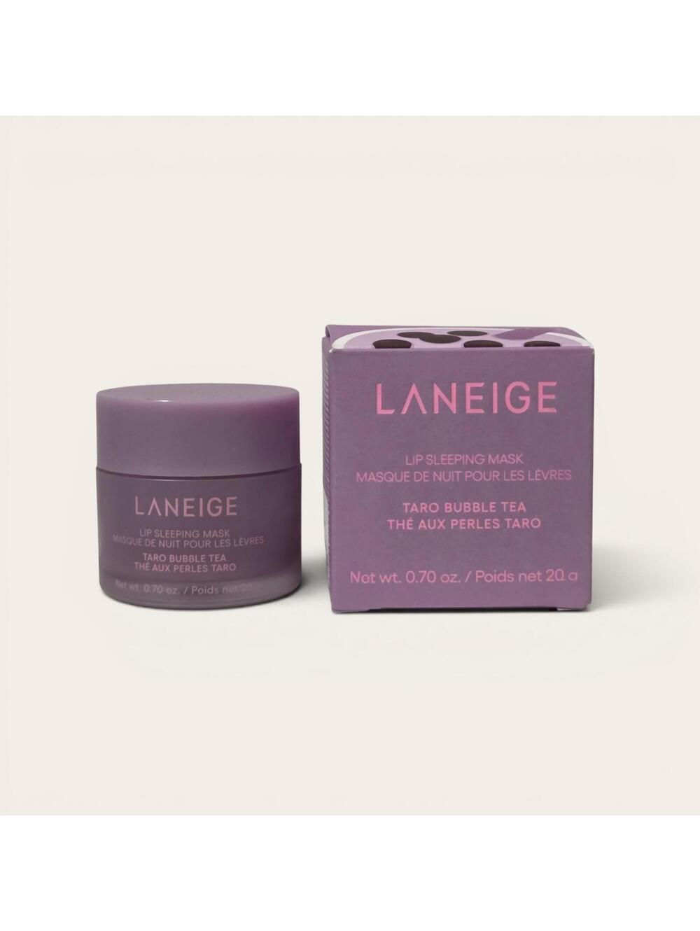 Laneige Limited Edition "Taro Bubble Tea" Lip Sleeping Mask - NIB